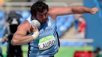 Lauro durante su participación en