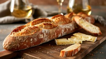 Aperitivo de pan con queso