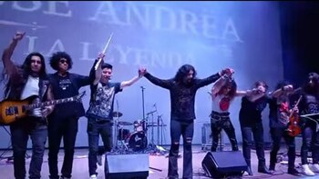 Varios usuarios en redes sociales manifestaron inconformidad, pues además, los músicos que acompañaron a José Andrea, eran jóvenes locales - crédito Nicolás Prieto / Facebook