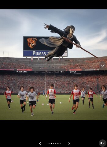 Estadio de Pumas durante un