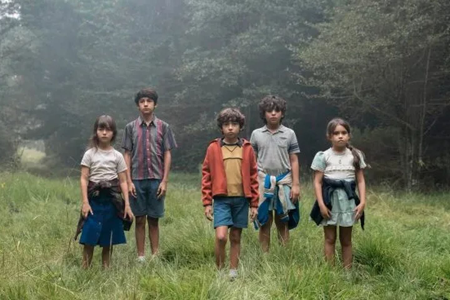 Los niños protagonistas de 'No tengo miedo' (Netflix)