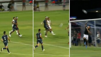 Ronaldinho definió su hat trick