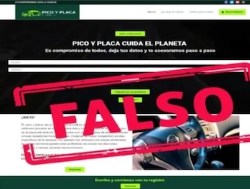 Los ciberdelincuentes copian el diseño y los logotipos de la alcaldía mediante direcciones web alteradas con mínimas diferencias - crédito Alcaldía de Bogotá