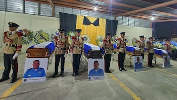 ¡Honduras llora!: Dolor y luto durante la despedida de agentes fallecidos en masacre