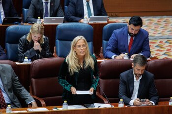 La consejera de Economía, Hacienda y Empleo, Rocío Albert (Alejandro Martínez Vélez - Europa Press)