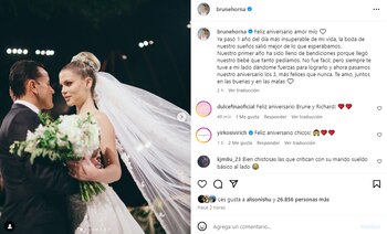 Brunella Horna y Richard Acuña