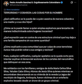 Ministro de Defensa ofrece jugosa