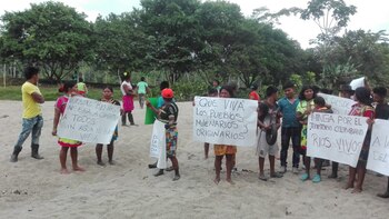 Comunidad Emberá del municipio de