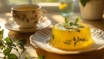 La gelatina de té de