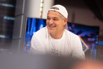 Frank Cuesta durante su paso