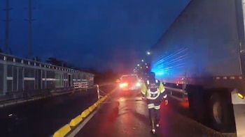 Impresionante trancón en Bogotá por un choque en la autopista Norte: Secretaría de Movilidad realiza desvío