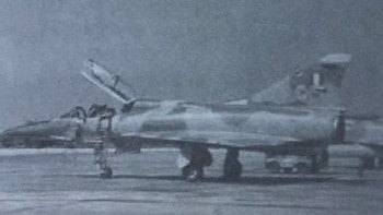 Avión Mirage que Perú envió