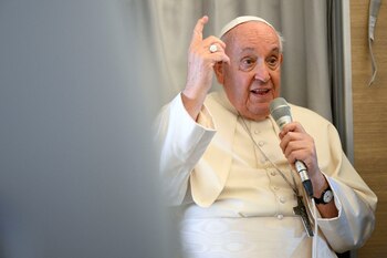 El papa Francisco en el