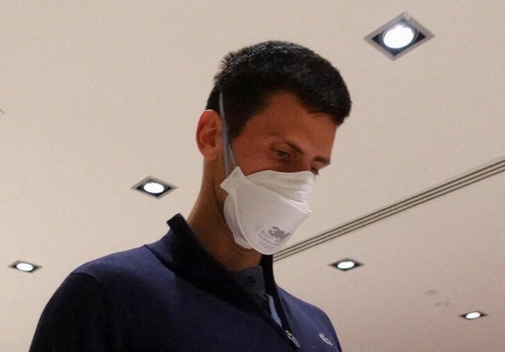 Novak Djokovic rememoró lo acontecido en Australia en 2022 cuando fue deportado (REUTERS/Loren Elliott)