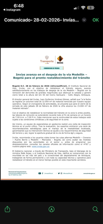 Hasta el momento, según el