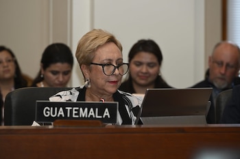 La representante de Guatemala en