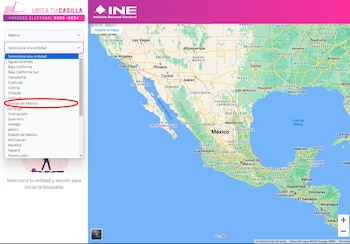 Pasos para ubicar tu casilla