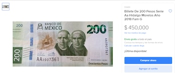 El ejemplar se vende en