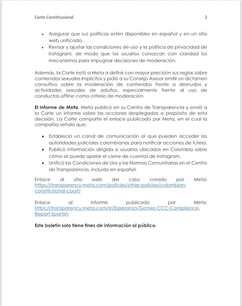 Entre las acciones está un canal de comunicación al que pueden acceder las autoridades judiciales colombianas para notificar acciones de tutela - crédito Corte Constitucional