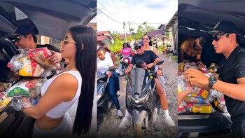 Juanda Caribe y Mariana Zapata entregaron ayudas a los damnificados del terremoto en el Chocó: así documentaron su experiencia