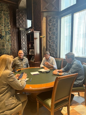 Reunión del presidente del Gobierno