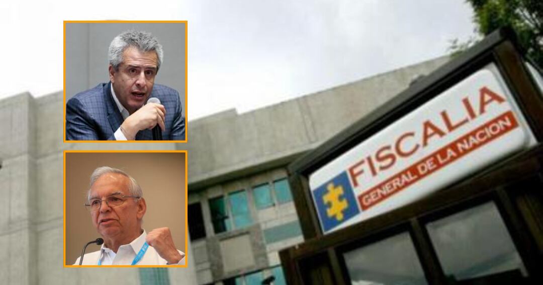 La Fiscalía solicitó audiencias de imputación y medida de aseguramiento contra los exministros Ricardo Bonilla y Luis Fernando Velasco por corrupción en la Ungrd - crédito Ricardo Maldonado Rozo/EFE/Carlos Ortega/EFE/Fiscalía General de la Nación