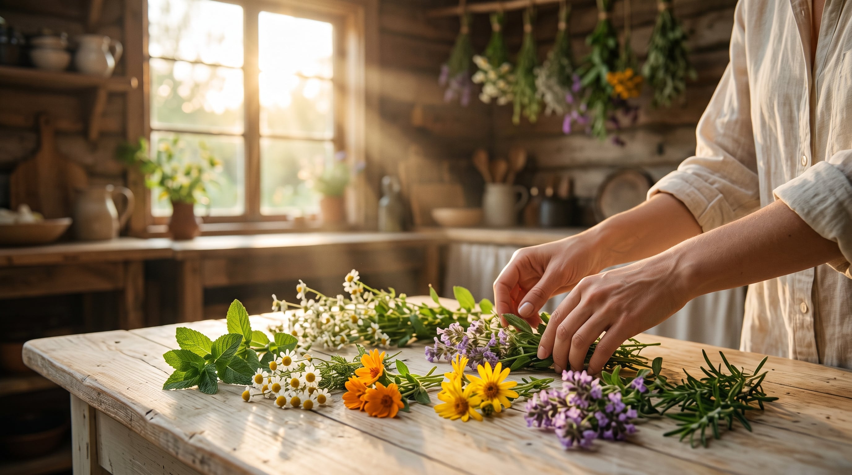 Existen técnicas sencillas para conservar las propiedades curativas de hojas, flores y raíces.(Imagen Ilustrativa Infobae)