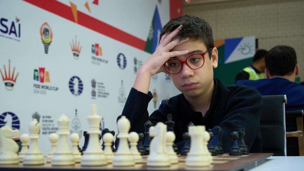 Faustino Oro deberá enfrentarse en la segunda ronda al gran maestro indio, Santosh Vidit, de 31 años y N° 27 del mundo con 2715 puntos de Elo (Fuente: Federación Internacional (FIDE))