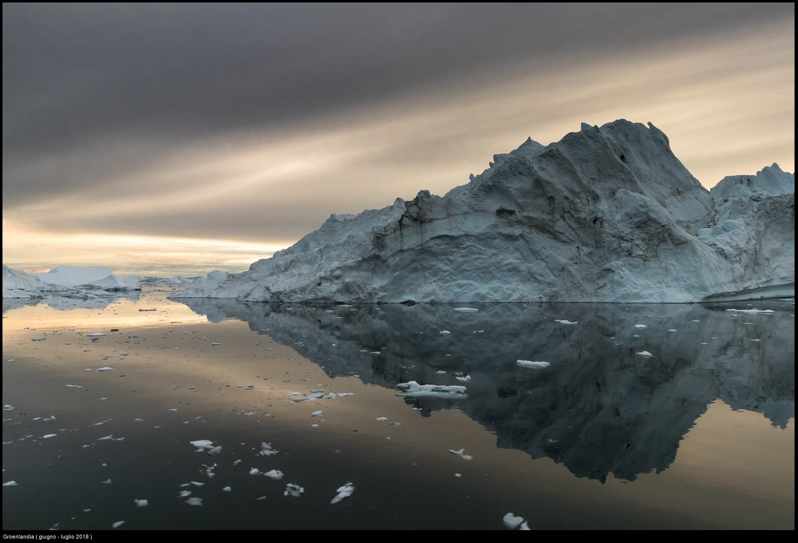 Un iceberg en la Bahía del Disko en Groenlandia (Wikimedia Commons)