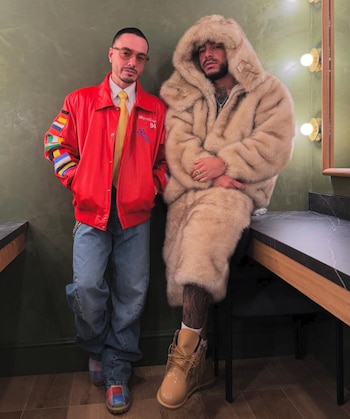 J Balvin y Ryan Castro