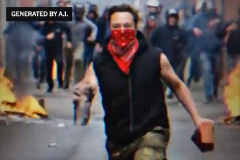 An undated image generated by