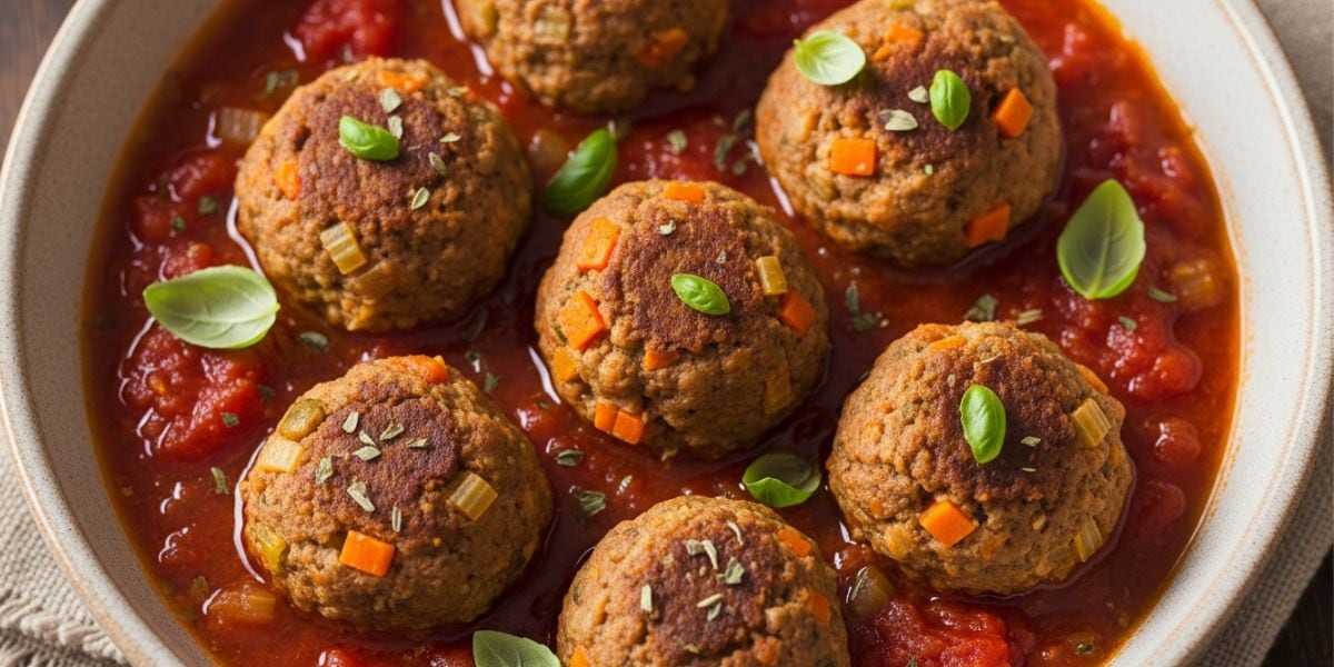 Receta de albóndigas de lentejas y verduras, rápida y fácil