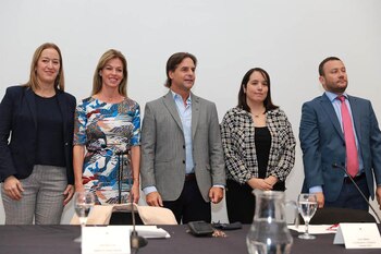 Luis Lacalle Pou y su