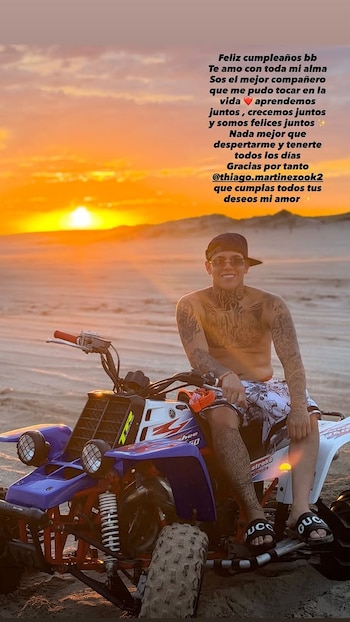 La influencer le dedicó unas