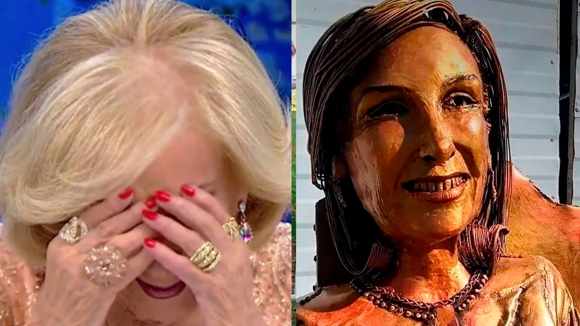 Mirtha Legrand no quiere la estatua que le hicieron en Villa Cañás y volvió a manifestarse en contra