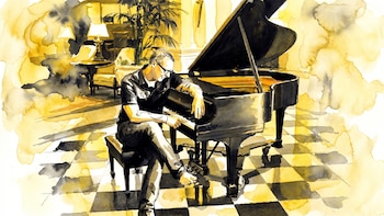 El hombre sin rumbo que se golpeó la cabeza en una piscina y descubrió que podía tocar el piano sin haber tomado una sola clase