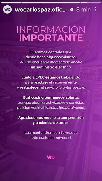Tras la detonación, el centro comercial quedó sin suministro eléctrico y varios locales debieron suspender su atención durante la tarde y la noche