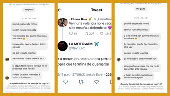 Maria elena rios amenazas (Twitter)