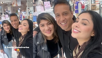 Pamela Franco y el hermano