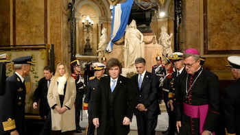 Milei asistió al Tedeum y García Cuerva pidió una clase dirigente que se anime al diálogo: “Basta de arengar la polarización”