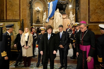El Presidente Javier Milei participa del Tedeum y las celebraciones en el Cabildo por el 25 de Mayo