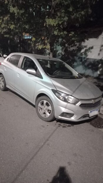 El Chevrolet Onix robado en