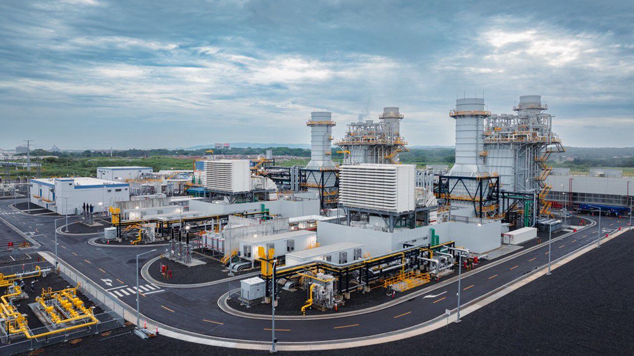 Una de las plantas elétricas en Panamá, Generadora Gatún, cuenta con una capacidad instalada de 670 megavatios (MW). Foto: Grupo InterEnergy