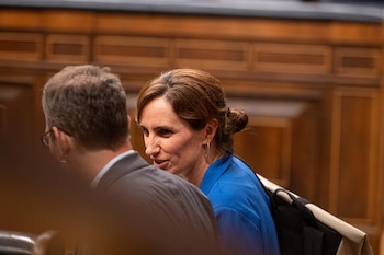 10/09/2026 La ministra de Sanidad, Mónica García, durante una sesión plenaria en el Congreso de los Diputados, a 10 de septiembre de 2026, en Madrid (España). El Congreso da luz verde a la proposición de ley para conceder la nacionalidad española a los saharauis nacidos cuando el Sáhara Occidental se encontraba bajo administración española, una iniciativa que podría beneficiar a unas 80.000 personas y que se debate y vota en plena tensión con Marruecos por la crisis de Ceuta y después del varapalo judicial a la denominada 'ley de nietos'.
POLITICA
Isa Saiz - Europa Press