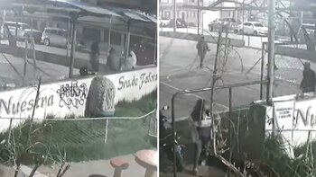 Las cámaras de videovigilancia captaron