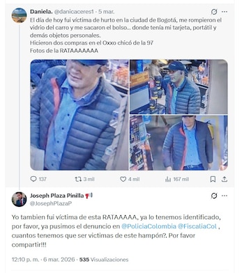 En la publicación que compartió