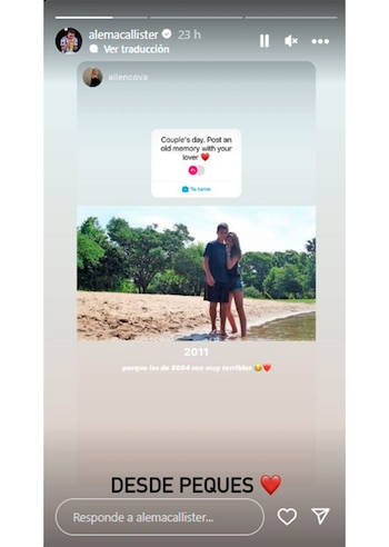 La historia que publicaron Alexis