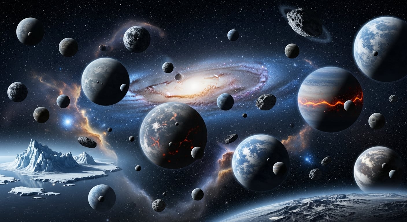 Investigadores han identificado cientos de exoplanetas errantes alejados de la influencia de cualquier estrella (Imagen Ilustrativa Infobae)