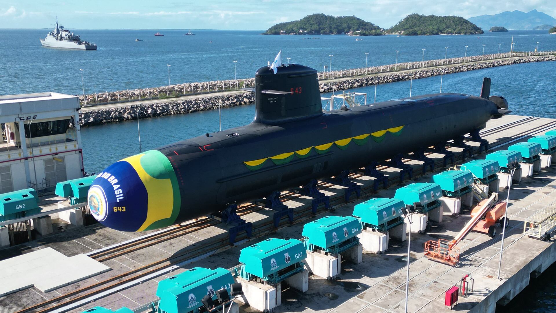 Brasil presentó su cuarto submarino y ya se prepara para construir uno de propulsión nuclear