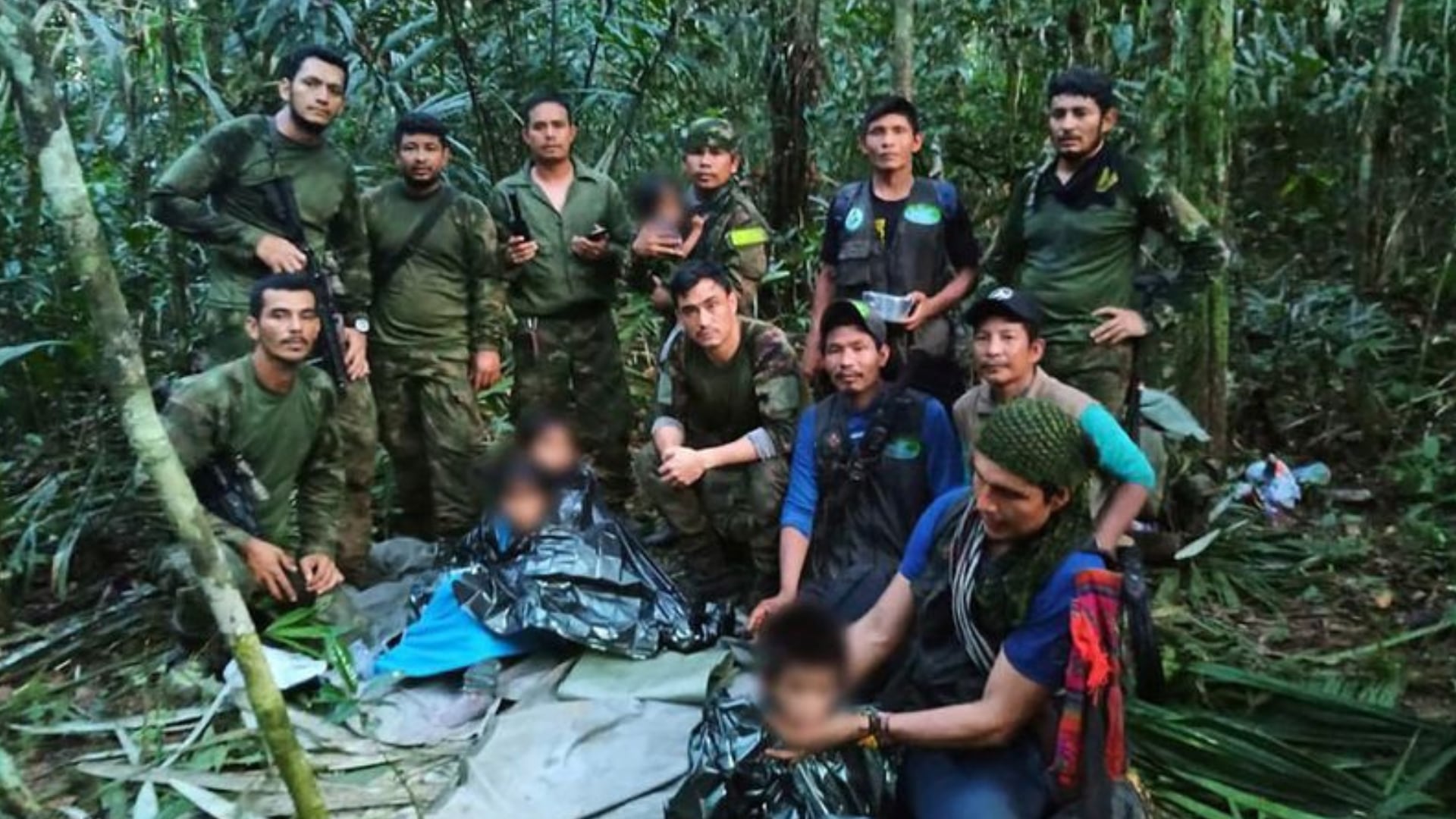 Los hermanos Mucutuy estuvieron desaparecidos en la selva amazónica durante 40 días - crédito Presidencia de Colombia